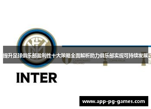 提升足球俱乐部盈利性十大策略全面解析助力俱乐部实现可持续发展